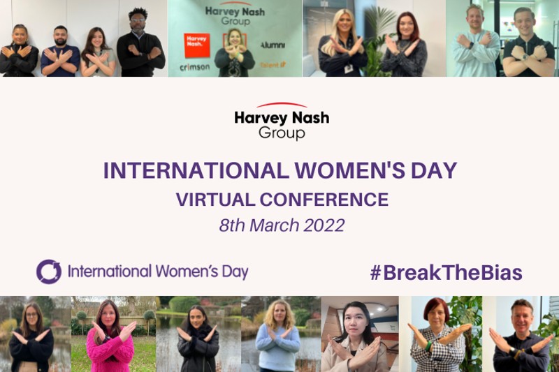 Harvey Nash Group host International Women’s Day Virtual Conference on Tuesday 8th March 2022