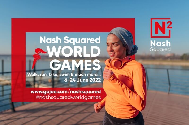 20,000 calories and 38,000 km later, Nash Squared celebrate the end of their World Games with charity donation