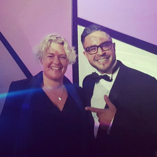 Steve Dhillon and Rachel Murphy